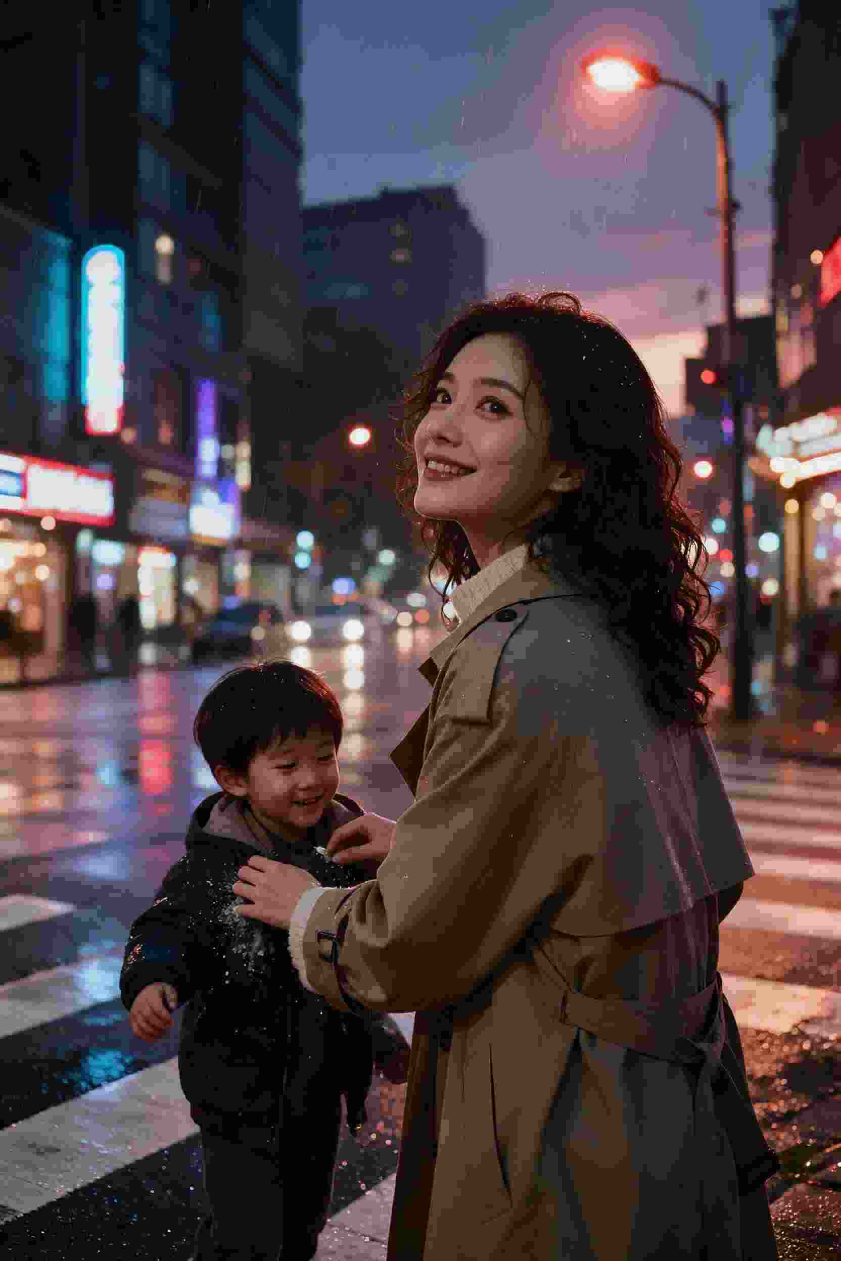 深夜的美食街